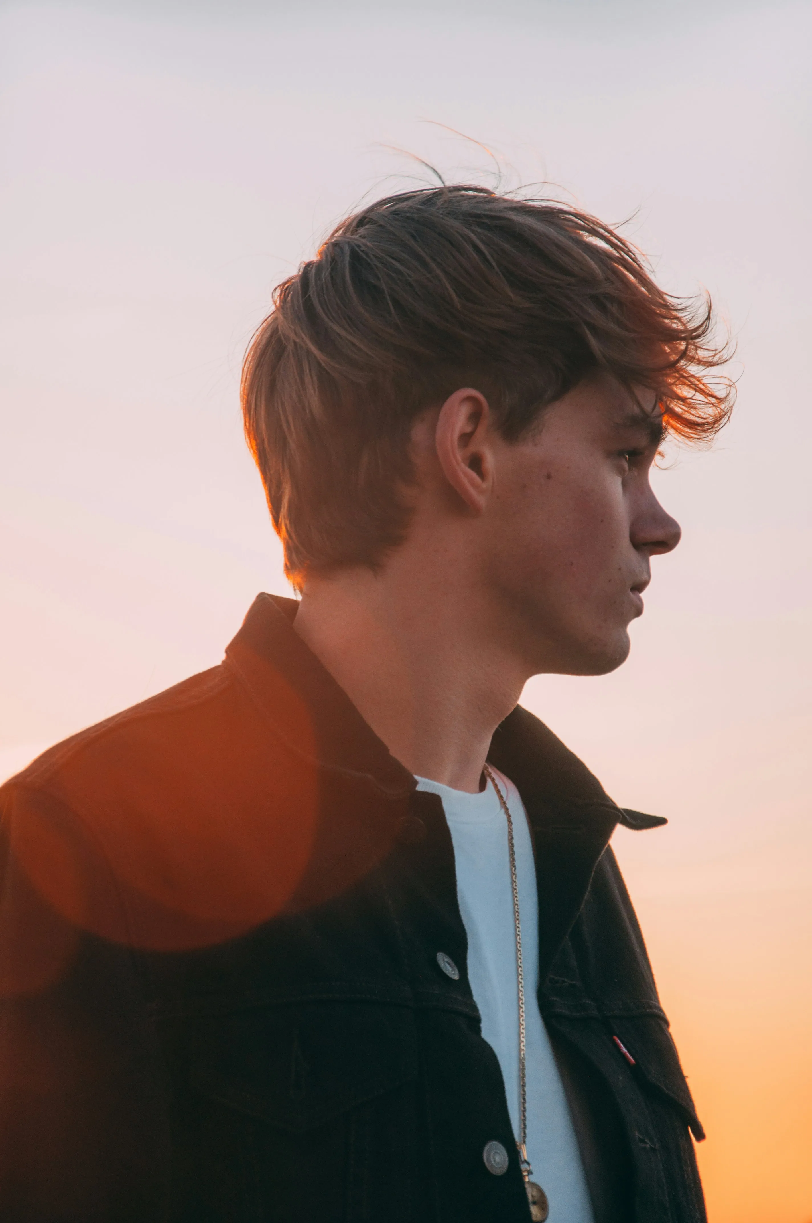 Adolescent therapy - a young person in thought